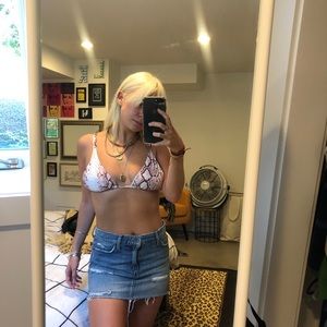 Joe’s Jeans denim mini skirt